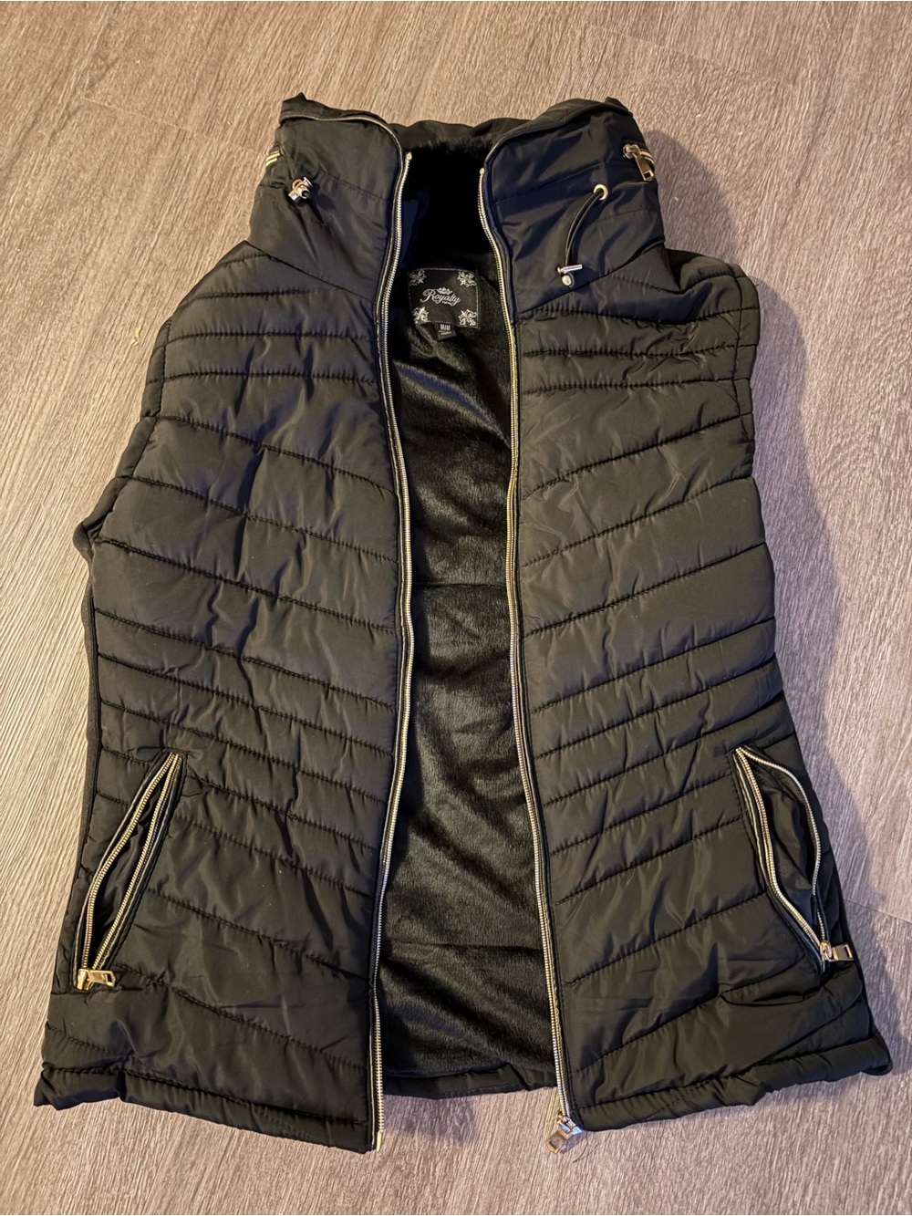 Royalty For Me Black Quilted Puffer Coat